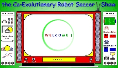 Co-Evolutionary Robot Soccer Show